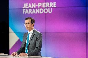 French labour Minister Jean Pierre Farandou - Portrait