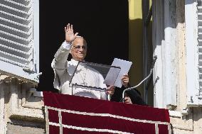 Pope Leo XIV Delivers His Blessing to The Faithful - Vatican