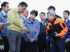 Japan PM visits disaster-hit areas in Ishikawa Pref.