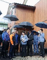 Japan PM visits disaster-hit areas in Ishikawa Pref.