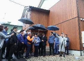 Japan PM visits disaster-hit areas in Ishikawa Pref.