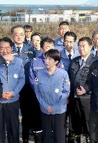 Japan PM visits disaster-hit areas in Ishikawa Pref.