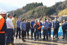 Japan PM visits disaster-hit areas in Ishikawa Pref.
