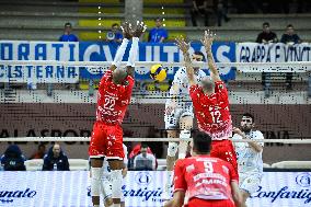 VOLLEY - Superlega Serie A - Cisterna Volley vs Gas Sales Bluenergy Piacenza 1-3 (25-21, 23-25,22-25,18-25)