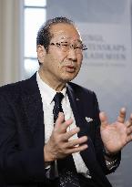 Nobel laureate Kitagawa in Stockholm