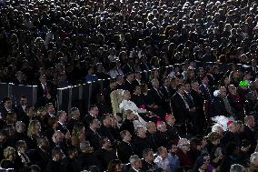 Pope Leo XIV At Vatican Concert For Needy