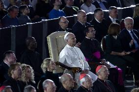 Pope Leo XIV At Vatican Concert For Needy
