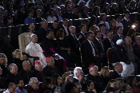Pope Leo XIV At Vatican Concert For Needy