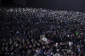 Pope Leo XIV At Vatican Concert For Needy