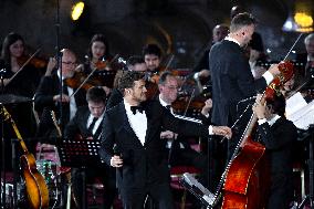 Pope Leo XIV At Vatican Concert For Needy