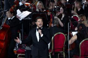 Pope Leo XIV At Vatican Concert For Needy