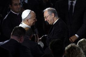 Pope Leo XIV At Vatican Concert For Needy