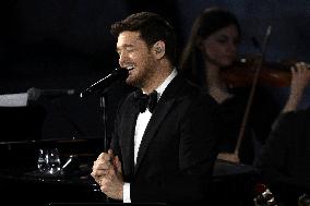 Pope Leo XIV At Vatican Concert For Needy