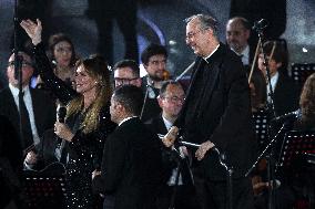 Pope Leo XIV At Vatican Concert For Needy