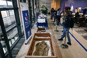 Return of prehistoric cultural property to the Mongolian authorities in Paris FA