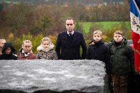 Sebastien Lecornu At Aristide Briand 1905 Law Tribute - Houlbec Cocherel