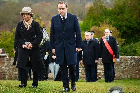 Sebastien Lecornu At Aristide Briand 1905 Law Tribute - Houlbec Cocherel