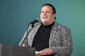 Marine Tondelier Press Conference about the Presidential Election - Paris