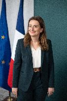 Marine Tondelier Press Conference about the Presidential Election - Paris