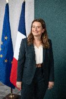 Marine Tondelier Press Conference about the Presidential Election - Paris