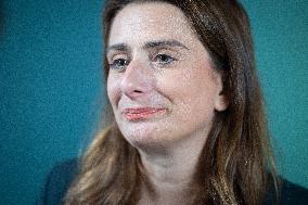 Marine Tondelier Press Conference about the Presidential Election - Paris