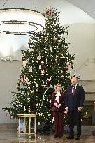 Bethlehem Light of Peace at The Presidential Palace - Warsaw