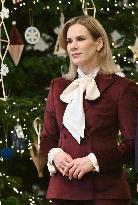 Bethlehem Light of Peace at The Presidential Palace - Warsaw