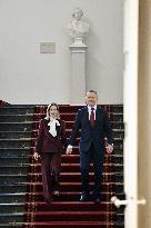 Bethlehem Light of Peace at The Presidential Palace - Warsaw