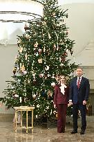 Bethlehem Light of Peace at The Presidential Palace - Warsaw