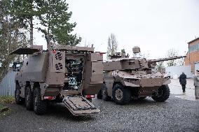 Illustrations of the military defence system supplier KNDS - Versailles AJ