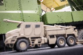 Illustrations of the military defence system supplier KNDS - Versailles AJ