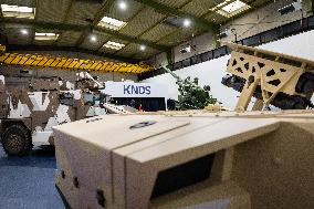 Illustrations of the military defence system supplier KNDS - Versailles AJ