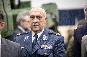 French Defence Minister and Croatia's Defence Minister visit the military defence system supplier KNDS - Versailles AJ