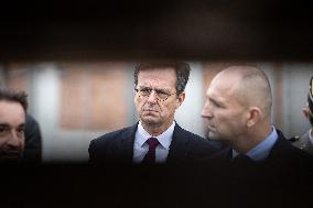 French Defence Minister and Croatia's Defence Minister visit the military defence system supplier KNDS - Versailles AJ