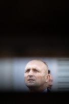 French Defence Minister and Croatia's Defence Minister visit the military defence system supplier KNDS - Versailles AJ