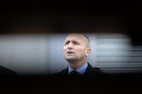 French Defence Minister and Croatia's Defence Minister visit the military defence system supplier KNDS - Versailles AJ