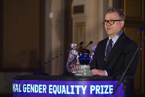 The International Gender Equality Prize ceremony in Tampere, Finland