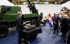 Vautrin Visit the Military Defence System Supplier KNDS - Versailles