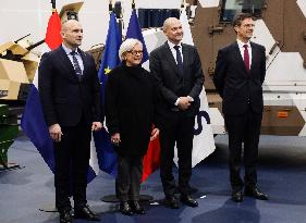 Vautrin Visit the Military Defence System Supplier KNDS - Versailles