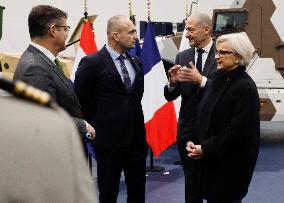 Vautrin Visit the Military Defence System Supplier KNDS - Versailles