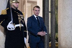 Emmanuel Macron meets with Croatia's Prime Minister Andrej Plenkovic - Paris