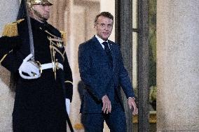 Emmanuel Macron meets with Croatia's Prime Minister Andrej Plenkovic - Paris