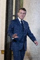 Emmanuel Macron meets with Croatia's Prime Minister Andrej Plenkovic - Paris