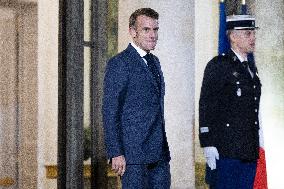 Emmanuel Macron meets with Croatia's Prime Minister Andrej Plenkovic - Paris