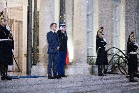 Emmanuel Macron meets with Croatia's Prime Minister Andrej Plenkovic - Paris