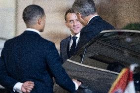 Emmanuel Macron meets with Croatia's Prime Minister Andrej Plenkovic - Paris