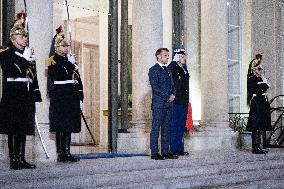 Emmanuel Macron meets with Croatia's Prime Minister Andrej Plenkovic - Paris
