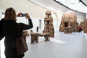 Claire Tabouret and Eva Jospin Exhibitions At The Grand Palais - Paris