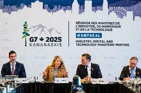G7 Industry, Digital and Technology Ministers Meeting - Canada