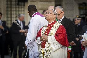 Pope Leo XIV's Traditional Homage To The Immaculate Conception - Rome